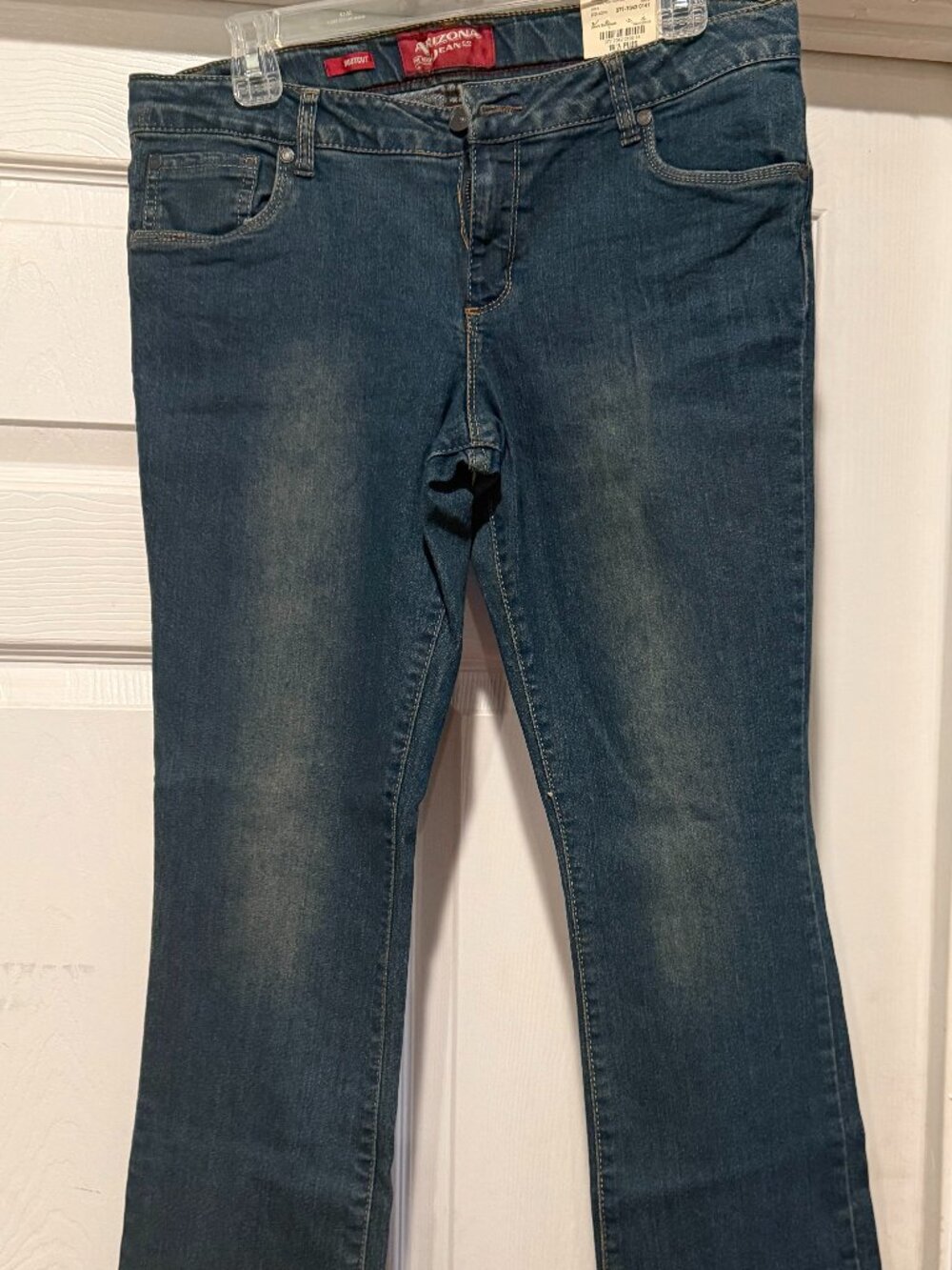Arizona Boot Cut Jeans Dark Curvy Juniors